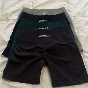 AUROLA Women's Bike Shorts - Black, Green, Brown, Sage Green